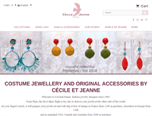 Tablet Screenshot of cecilejeanne.com